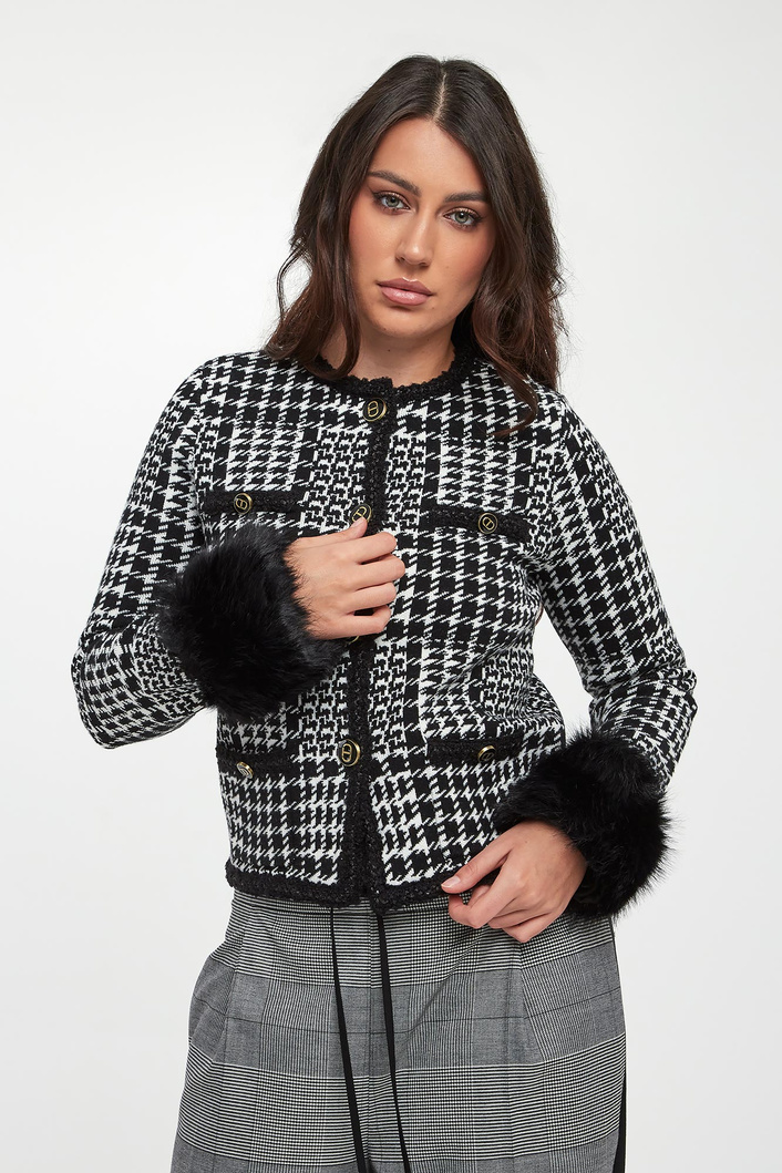 Żakiet tweedowy TWINSET