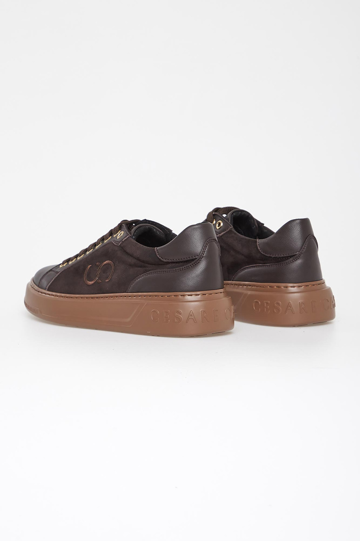 Sneakersy damskie skórzane CESARE CASADEI