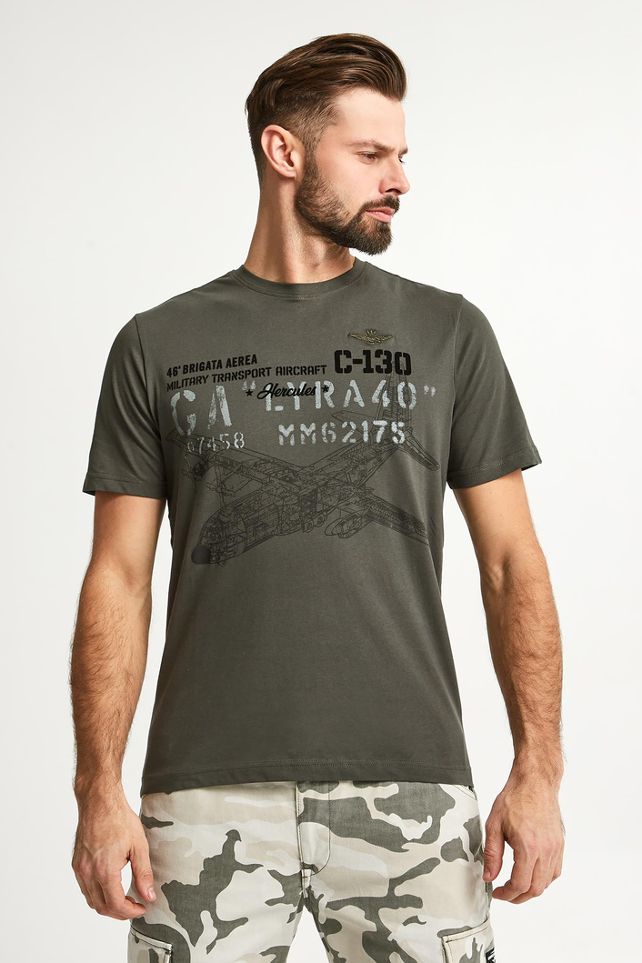 T-shirt męski AERONAUTICA MILITARE