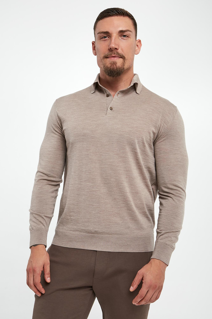 Sweter męski z wełny dziewiczej PAUL&SHARK