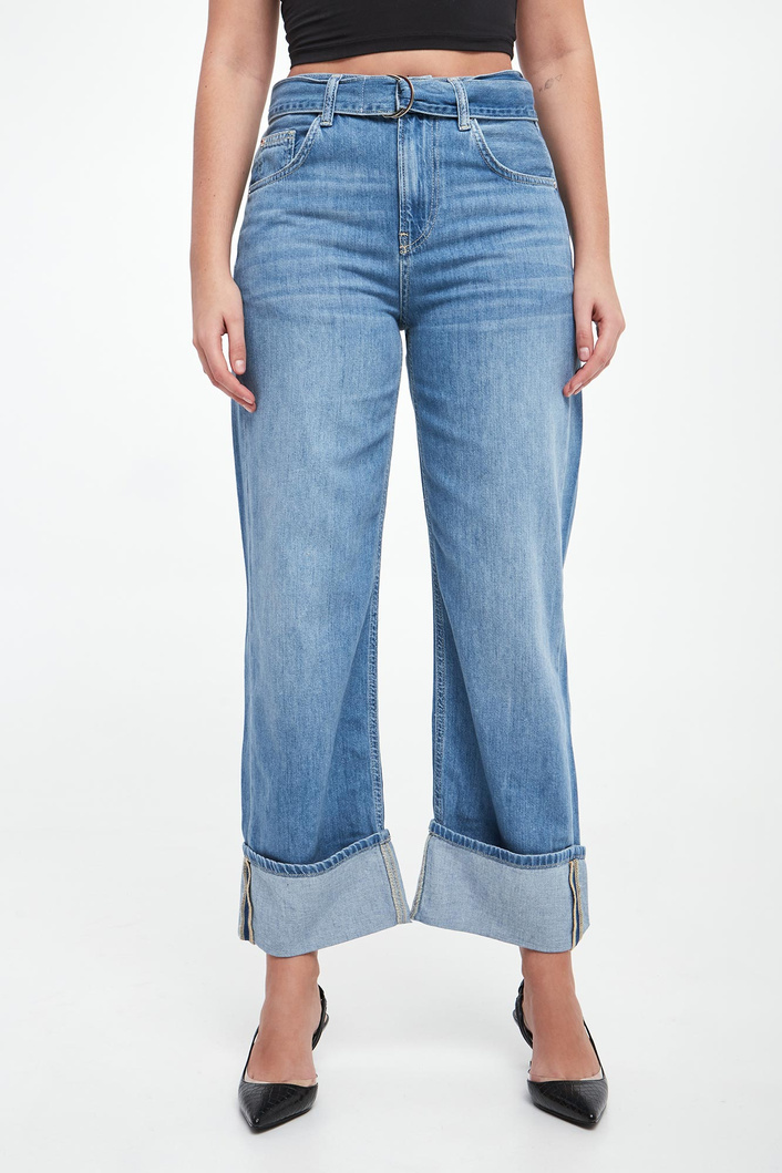 Jeansy damskie z paskiem LIU JO