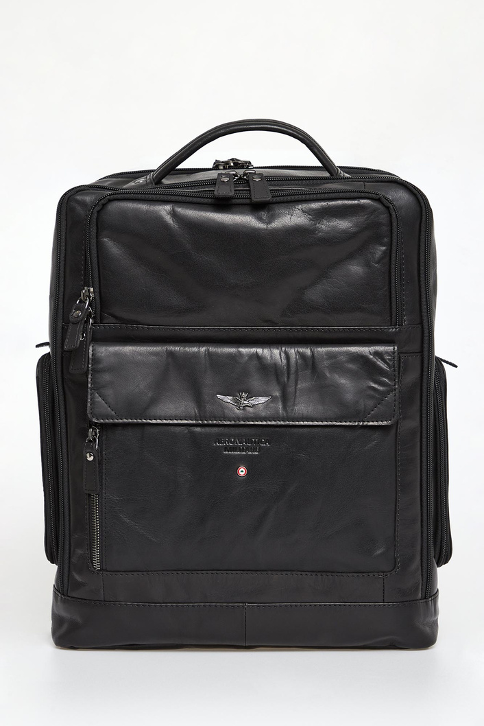 Plecak męski skórzany AERONAUTICA MILITARE