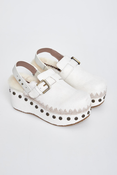 Klapki damski Pony skin clog MOU