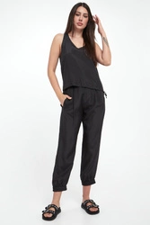 Spodnie damskie jedwabne Abetaia MARELLA MONOCHROME