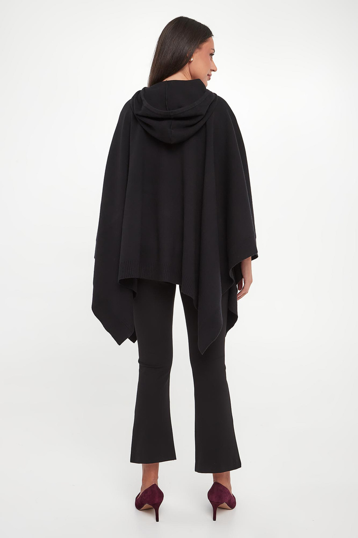 Sweter damski ponczo z kapturem TWINSET U&B