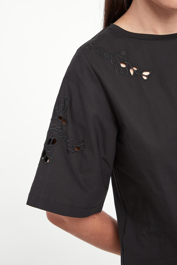 T-shirt damski ażurowy Targa WEEKEND MAX MARA