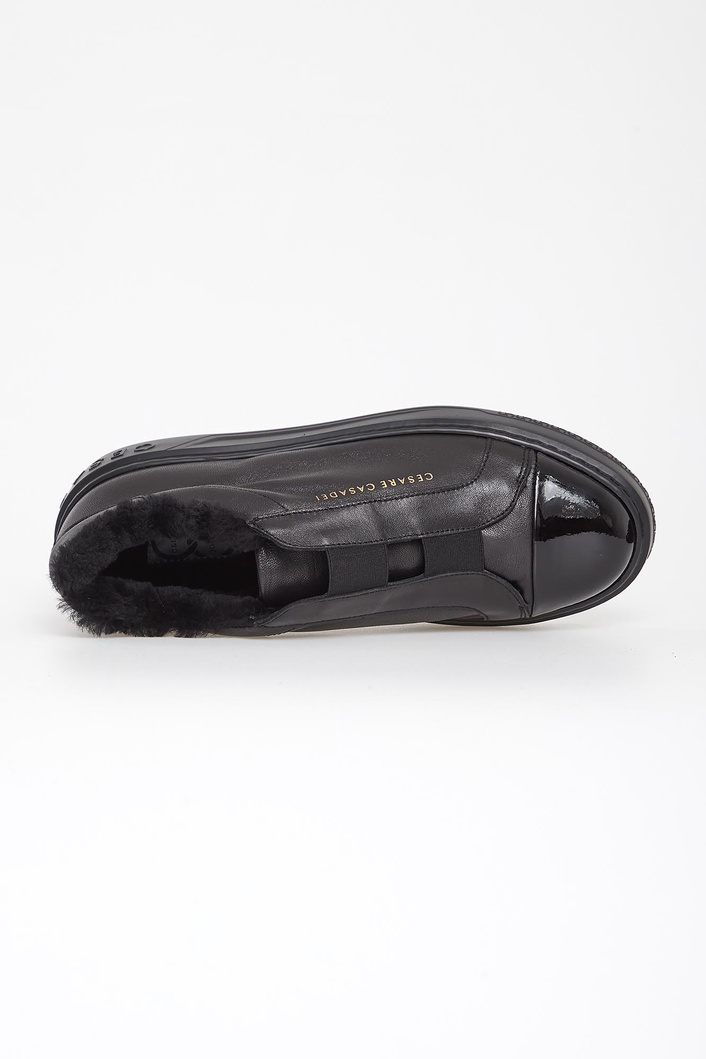 Sneakersy damskie skórzane CESARE CASADEI