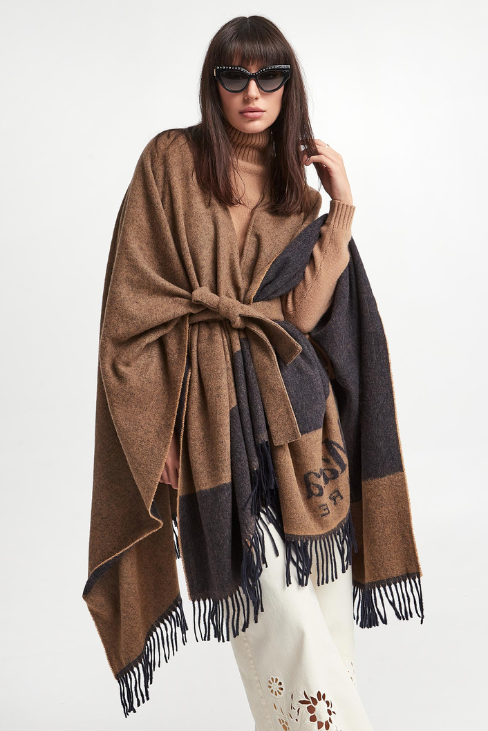 Ponczo damskie wełniane Deodara MAX MARA LEISURE