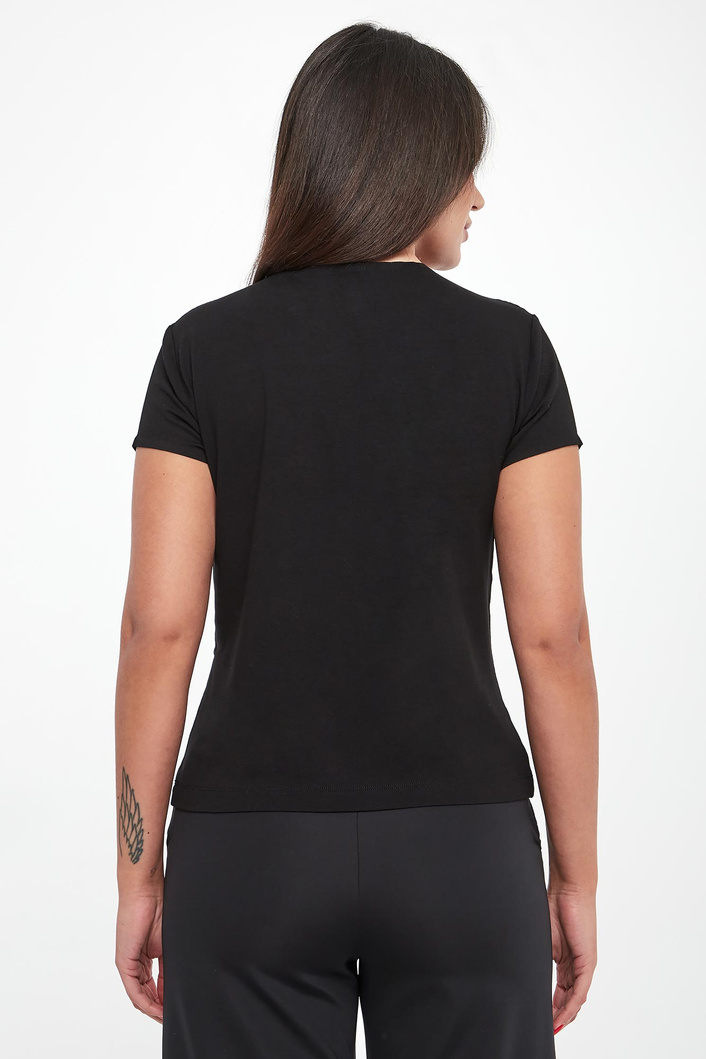 T-shirt damski wiskozowy z logo SPORTALM