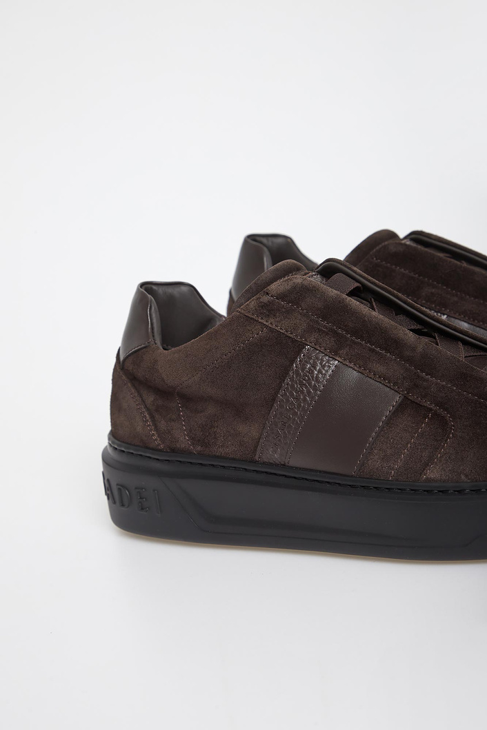 Sneakersy męskie zamszowe CESARE CASADEI