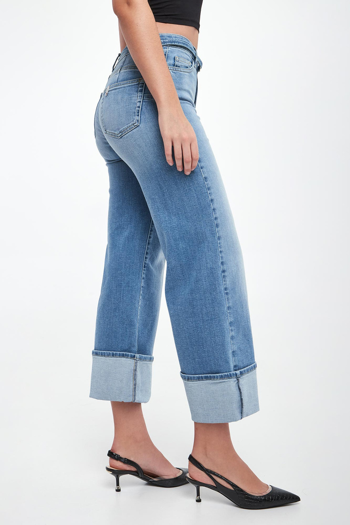 Jeansy damskie z paskiem LIU JO