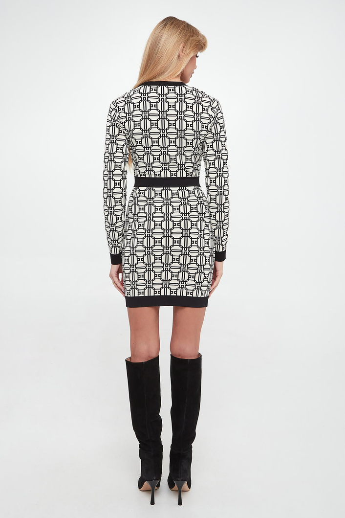 Sukienka mini dzianinowa ELISABETTA FRANCHI
