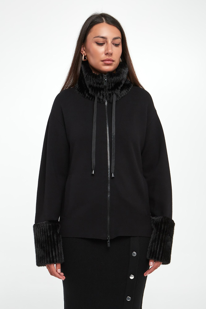 Kurtka damska z futerkiem JOSEPH RIBKOFF