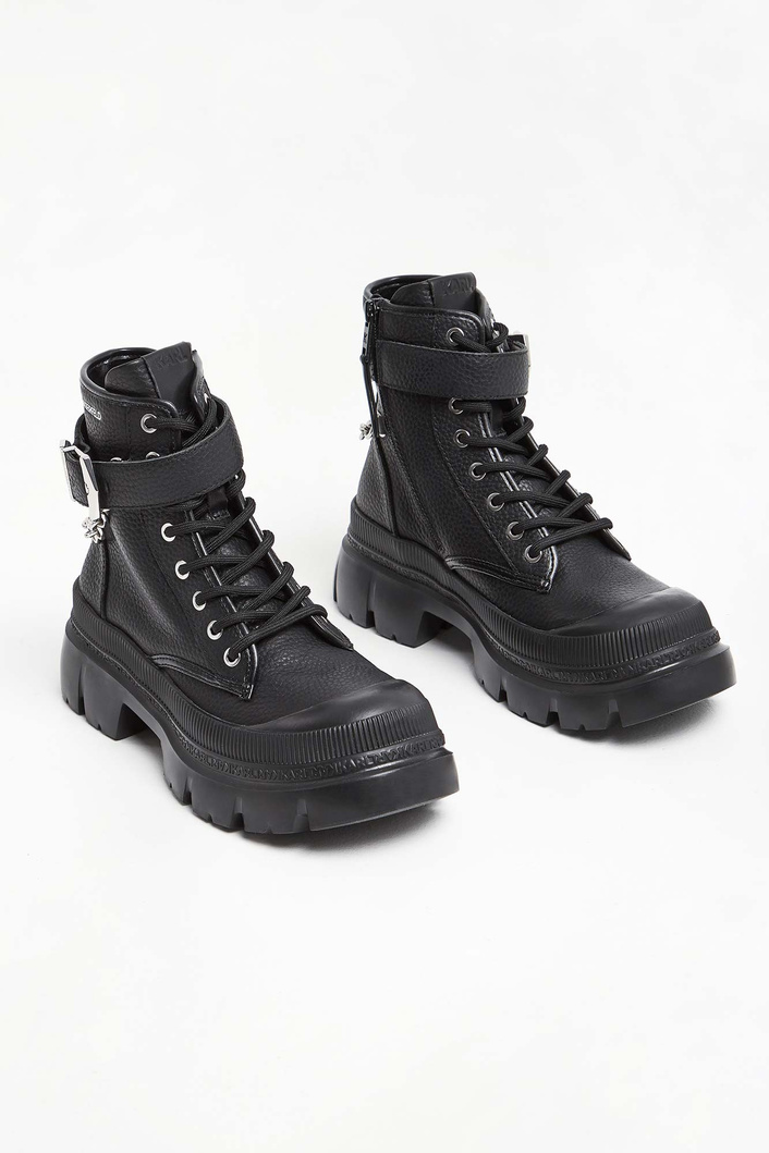 Trapery damskie skórzane KARL LAGERFELD