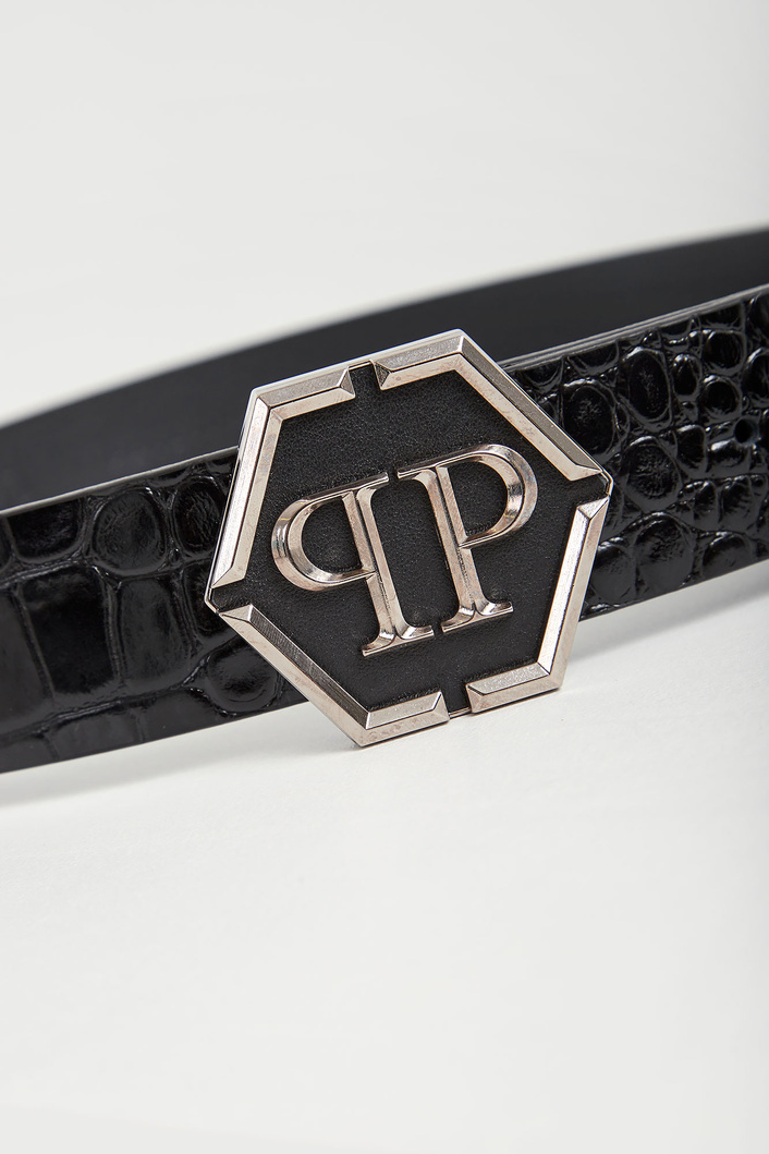 Pasek skórzany PHILIPP PLEIN