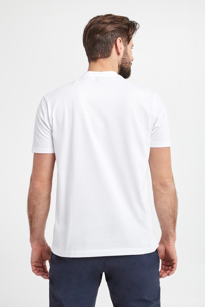 T-shirt męski z logo PAUL&SHARK