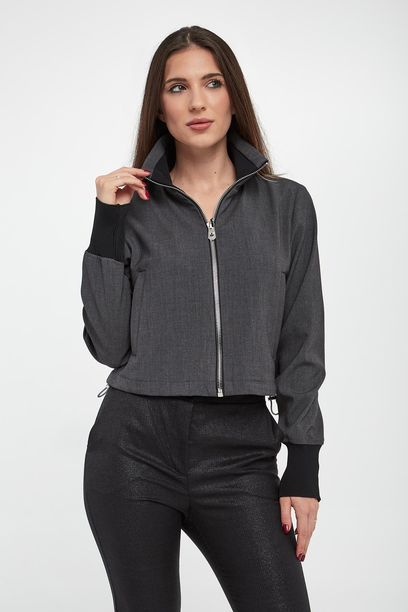 Bomberka damska Gracia PINKO Szary Slim