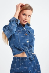 Katana Jeansowa damska TRUSSARDI