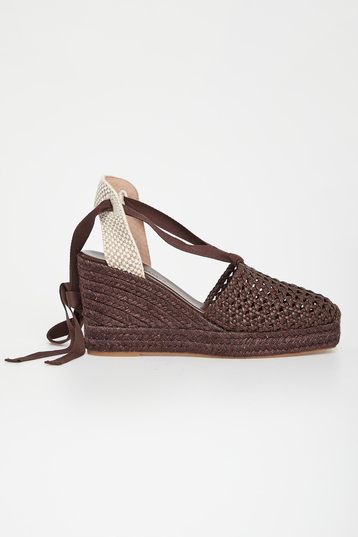 Espadryle damskie na koturnie Accordo WEEKEND MAX MARA