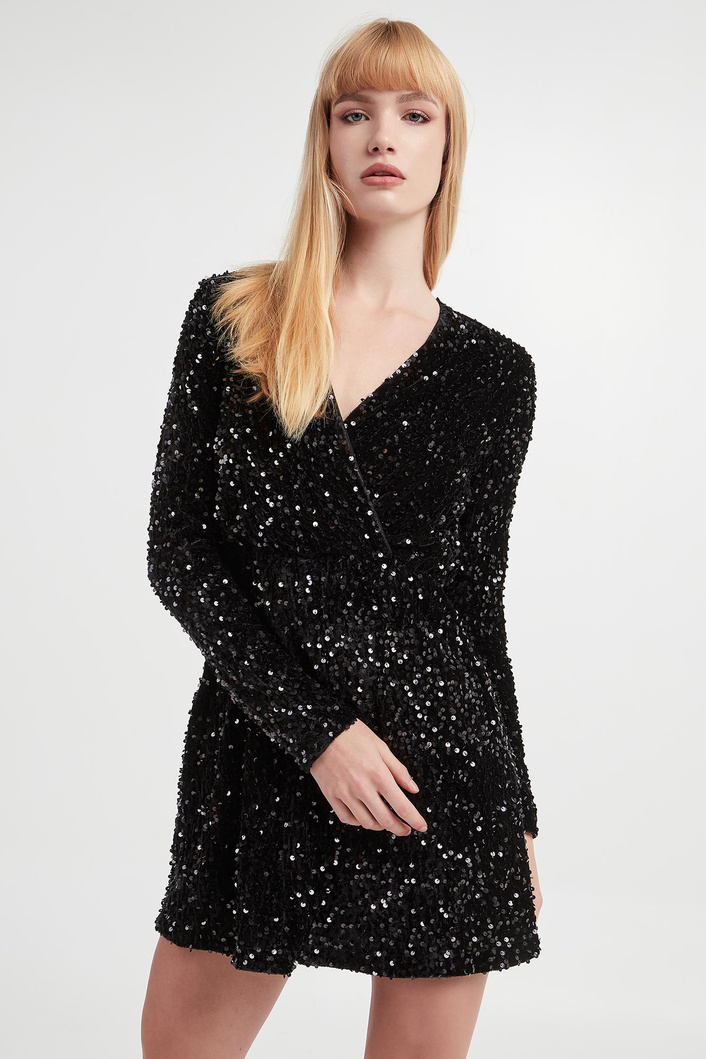Sukienka mini z cekinami LIU JO