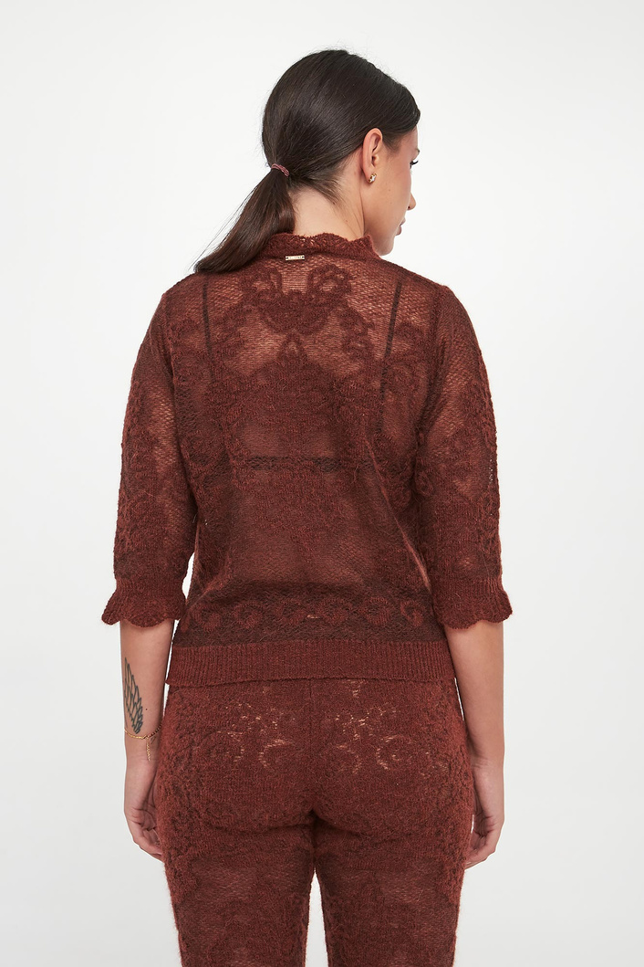 Sweter damski ażurowy TWINSET