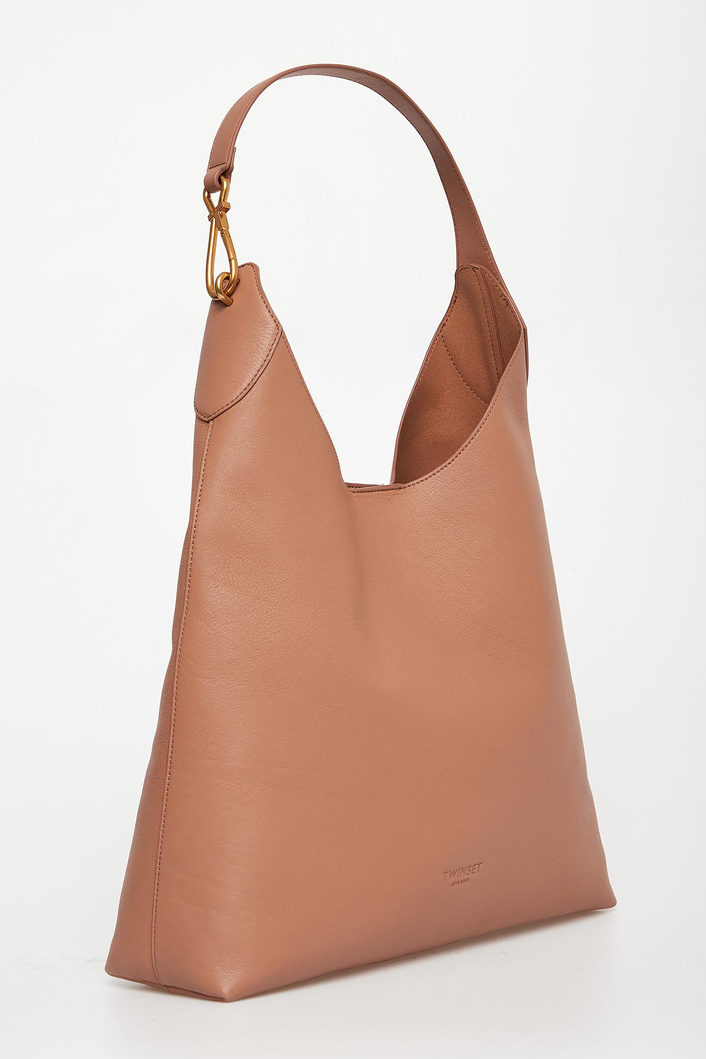 Torebka skórzana hobo TWINSET