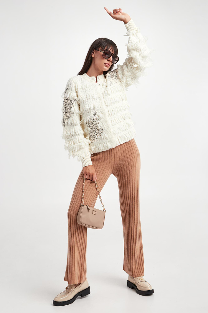 Kardigan damski z frędzlami TWINSET