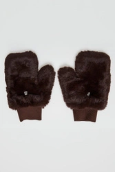 Rękawiczki damskie futrzane DIEGO M