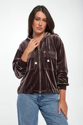 Bluza damska welurowa LIU JO