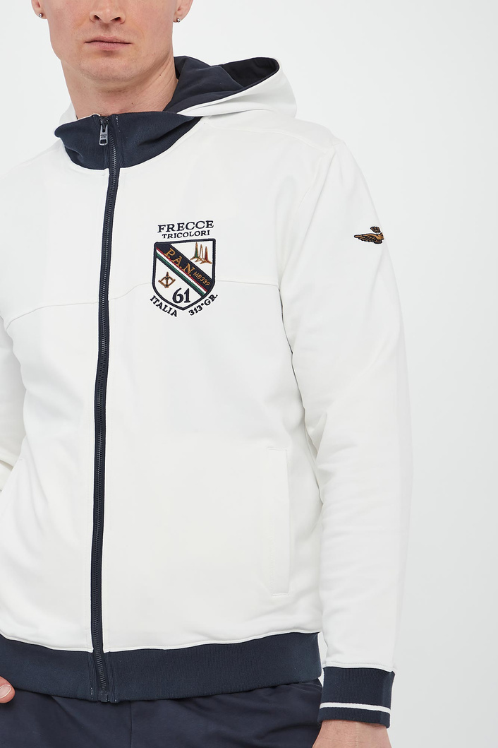 Bluza męska z odpinanym kapturem AERONAUTICA MILITARE