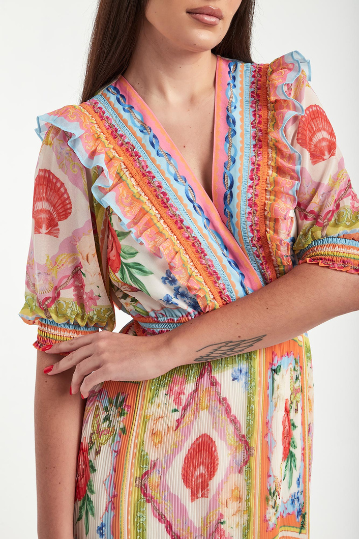 Sukienka szyfonowa maxi HALE BOB