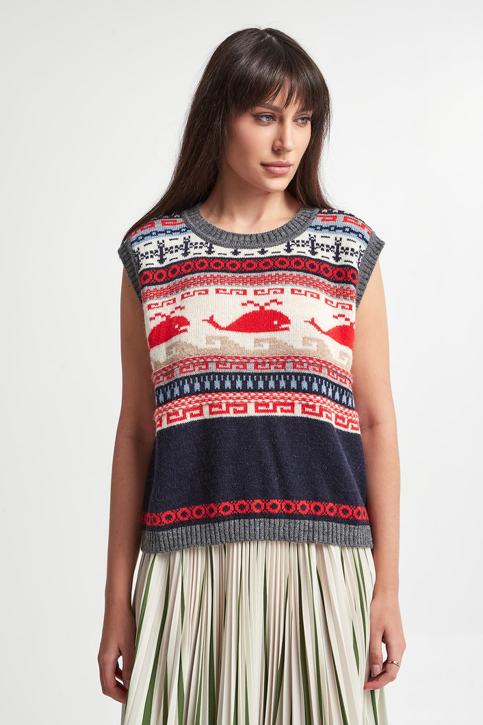 Kamizelka damska z alpaki Sughero WEEKEND MAX MARA