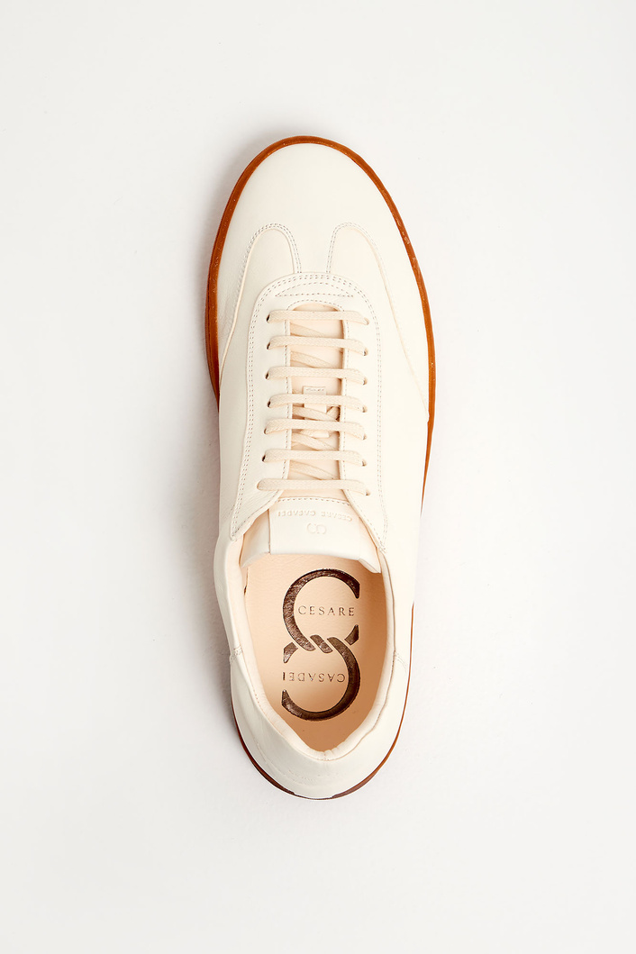 Sneakersy męskie skórzane CESARE CASADEI