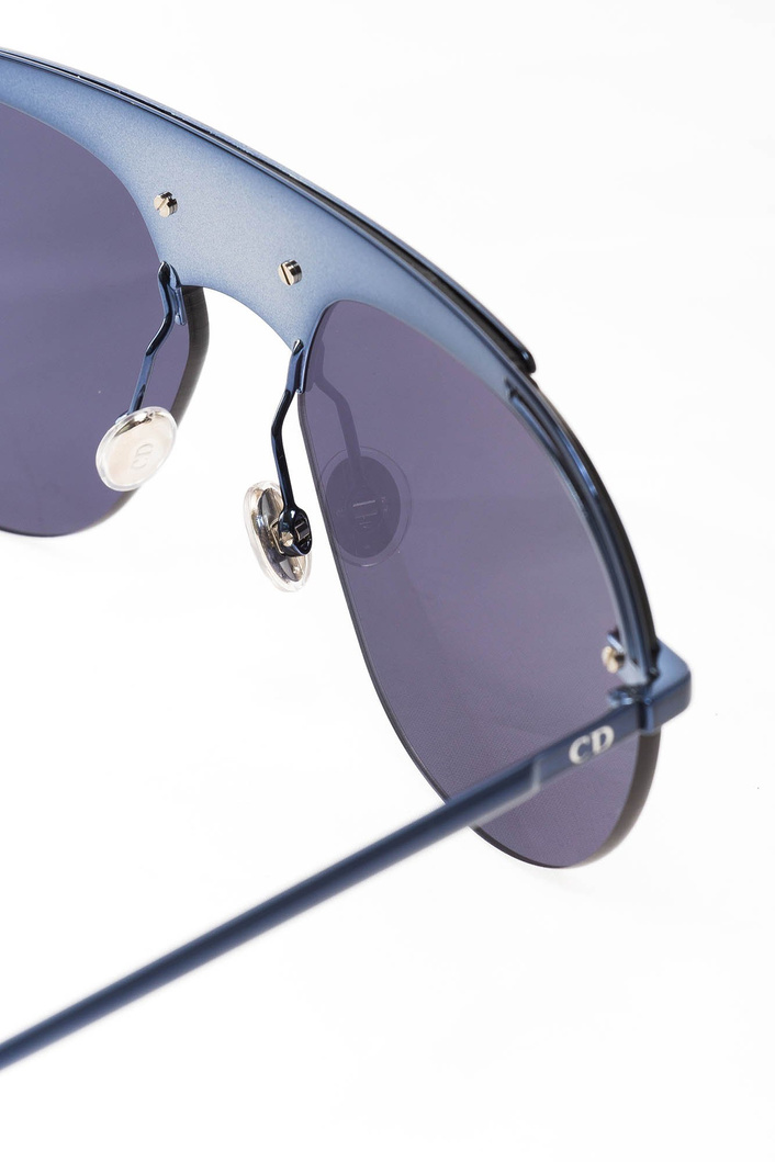 Granatowe okulary damskie Dior