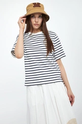 T-shirt damski w paski Multid WEEKEND MAX MARA