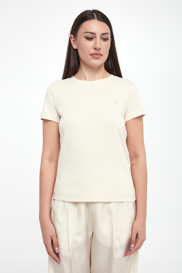 T-shirt damski Langue MARELLA MONOCHROME