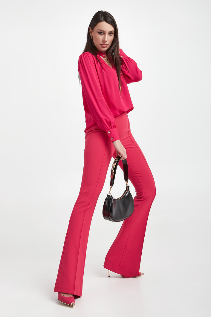 Spodnie damskie rozszerzane ELISABETTA FRANCHI