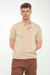 T-shirt męski z lnem LIU JO