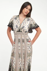 Sukienka maxi wiskozowa HALE BOB