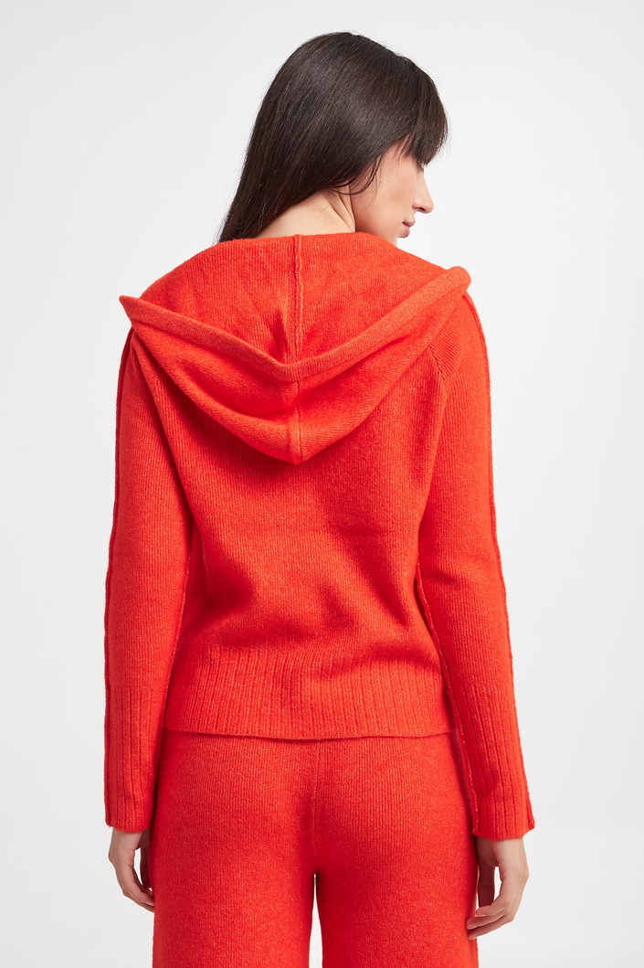 Sweter damski z kapturem PATRIZIA PEPE