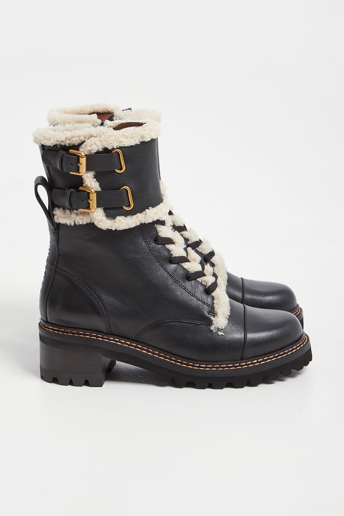 Trapery skórzane SEE BY CHLOÉ