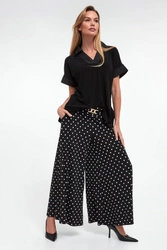 Spodnie damskie w groszki JOSEPH RIBKOFF