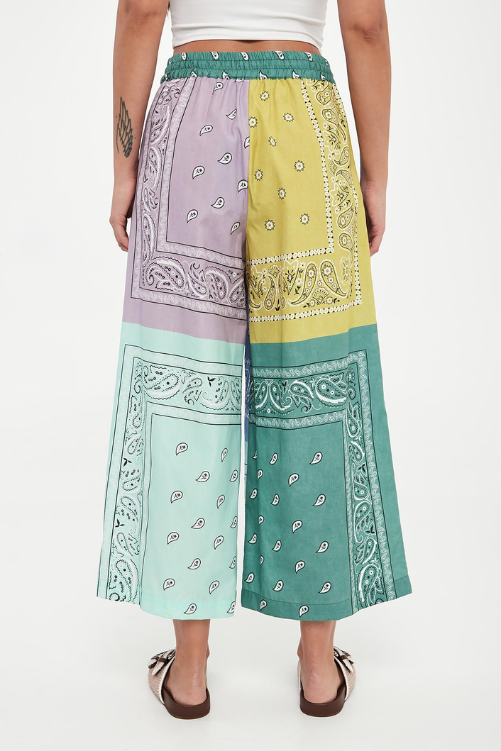 Spodnie damskie z wzorem paisley Pepe WEEKEND MAX MARA