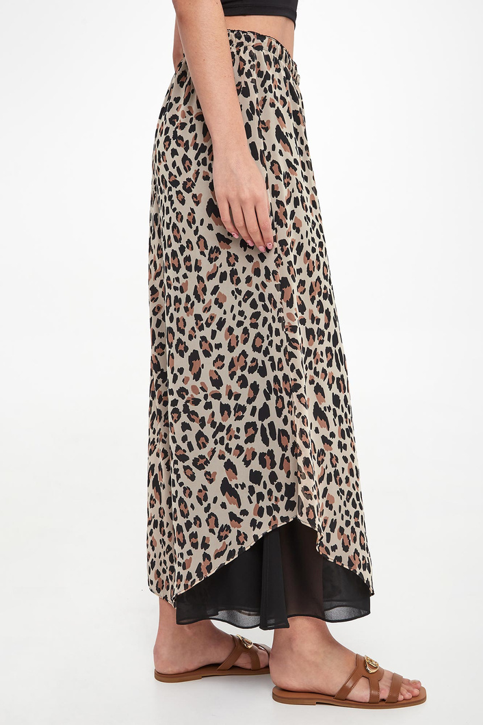 Spodnie damskie w panterkę JOSEPH RIBKOFF