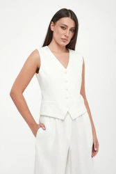 Kamizelka damska lniana Pace WEEKEND MAX MARA