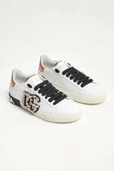 Sneakersy damskie skórzane Portofino Vintage DOLCE & GABBANA