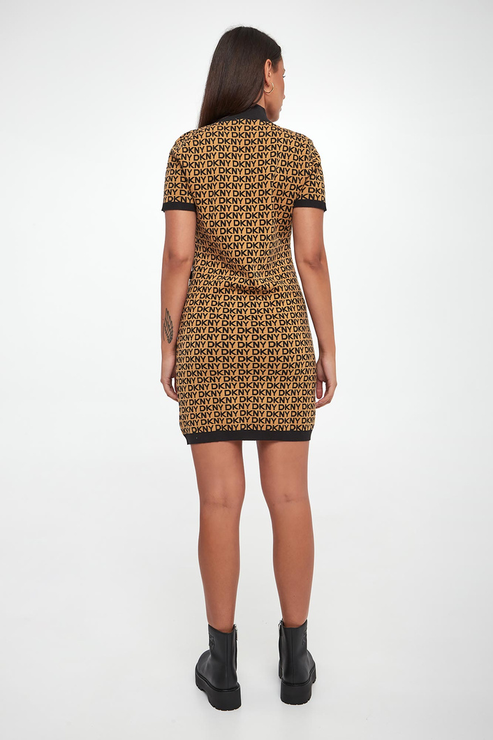 Sukienka mini logowana DKNY