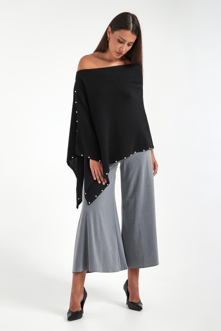 Ponczo damskie kaszmirowe JOSEPH RIBKOFF