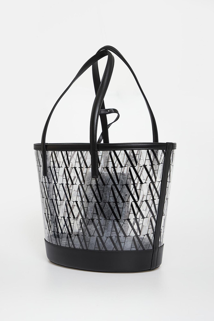 Torebka damska transparentny shopper ARMANI EXCHANGE