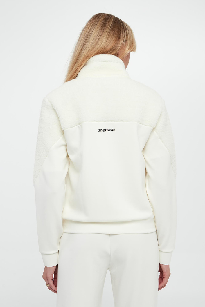 Bluza damska z futerkiem rozpinana SPORTALM